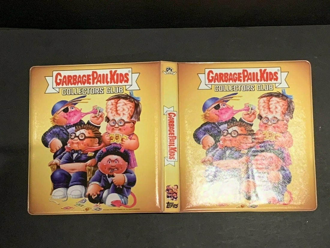2021 Topps Garbage Pail Kids GPK Collectors Club Complete Sets 1-4 Sealed Binder: You are bidding on the Complete 2021 Topps Garbage Pail Kids GPK Collectors Club Sets. This includes all the notebook binder, the 4 card club officers set, two flower pot planters, limited editi