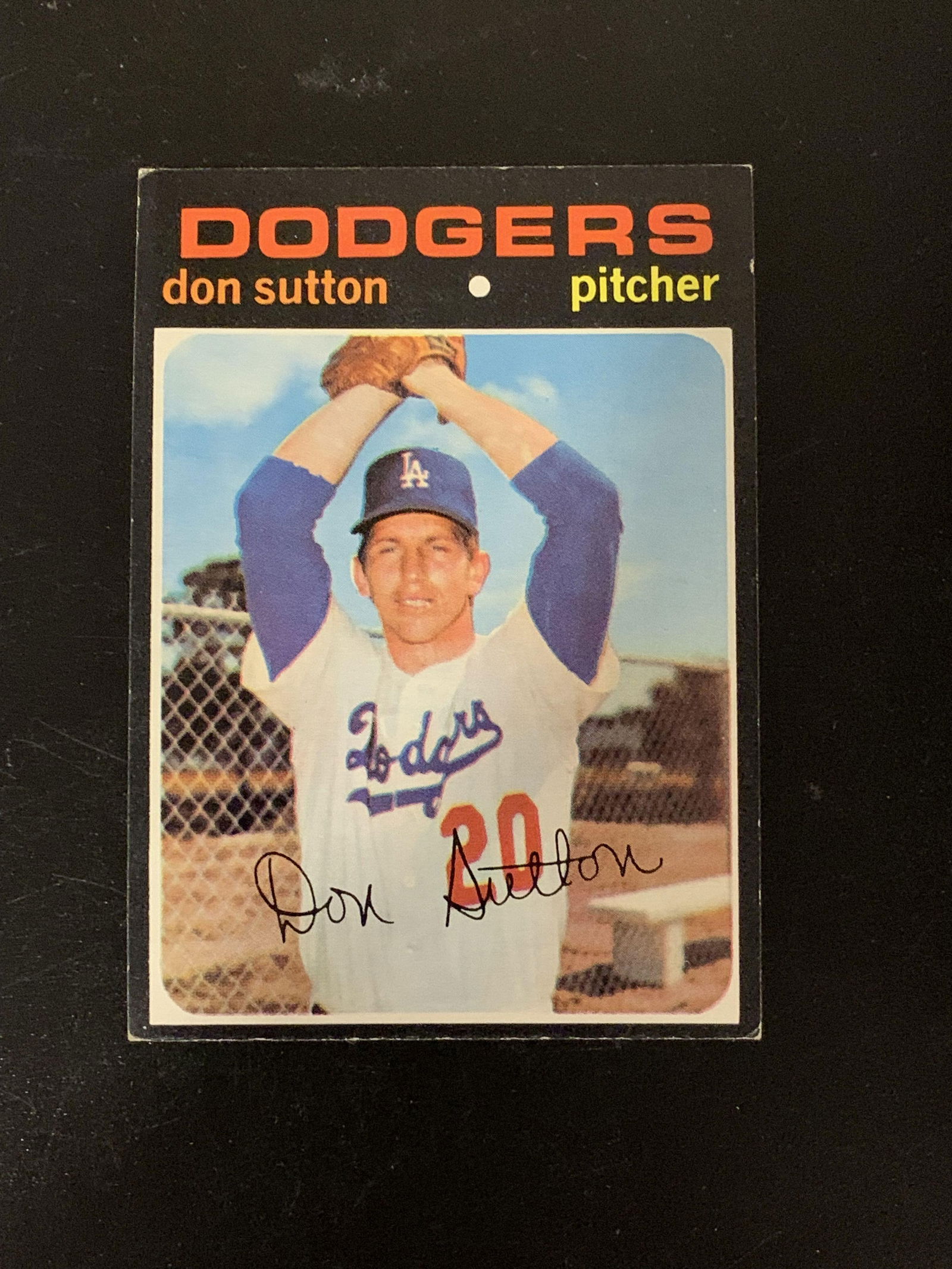 1971 Topps Don Sutton Los Angeles Dodgers Baseball Card #216 (1 of 2)