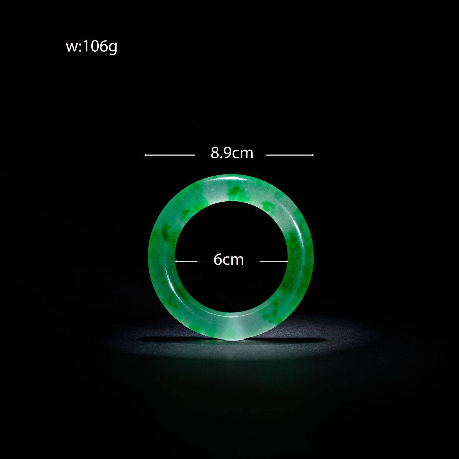 Qing Dynasty of China Emerald bracelet (1 of 6)