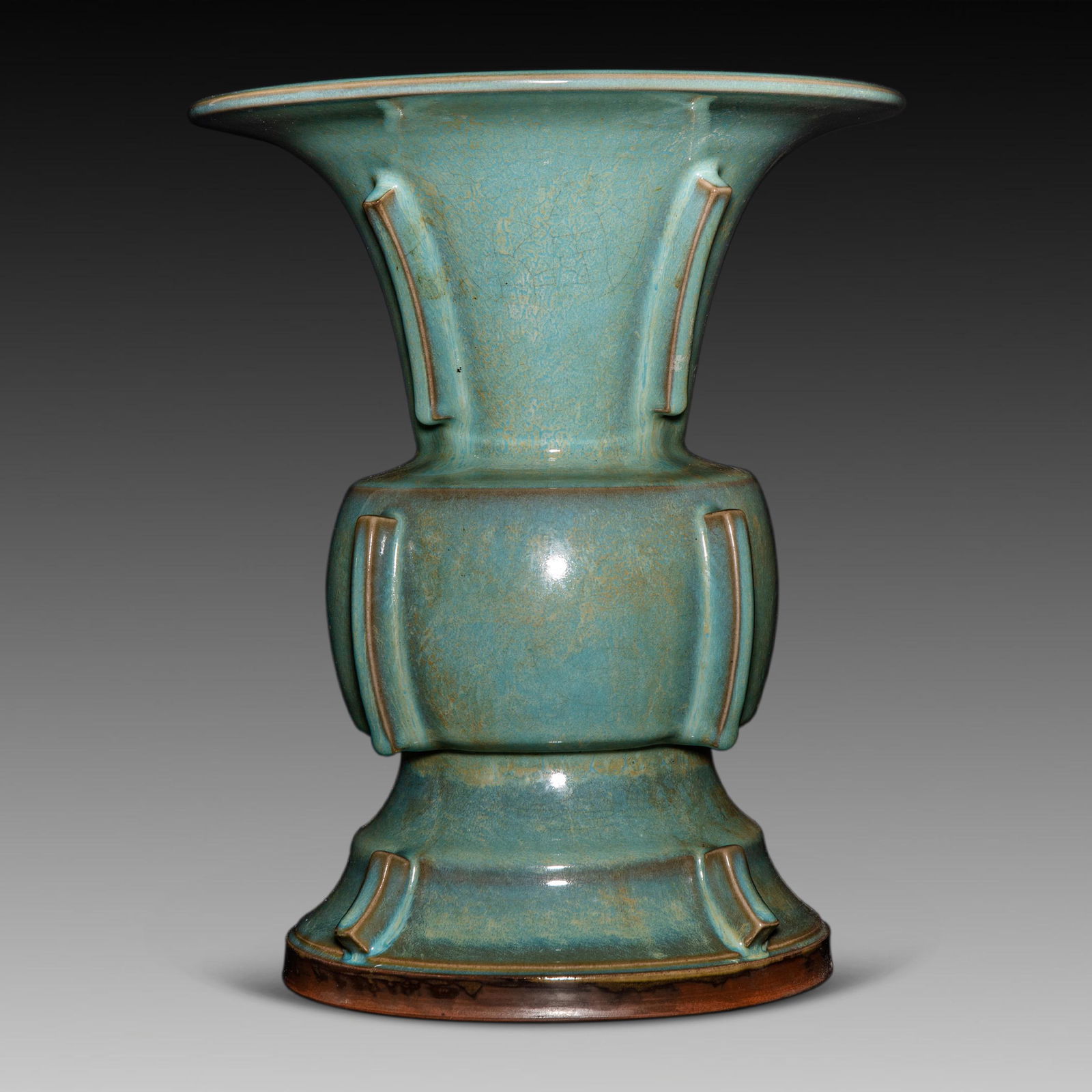 China Song Dynasty Jun kiln porcelain vase (1 of 12)