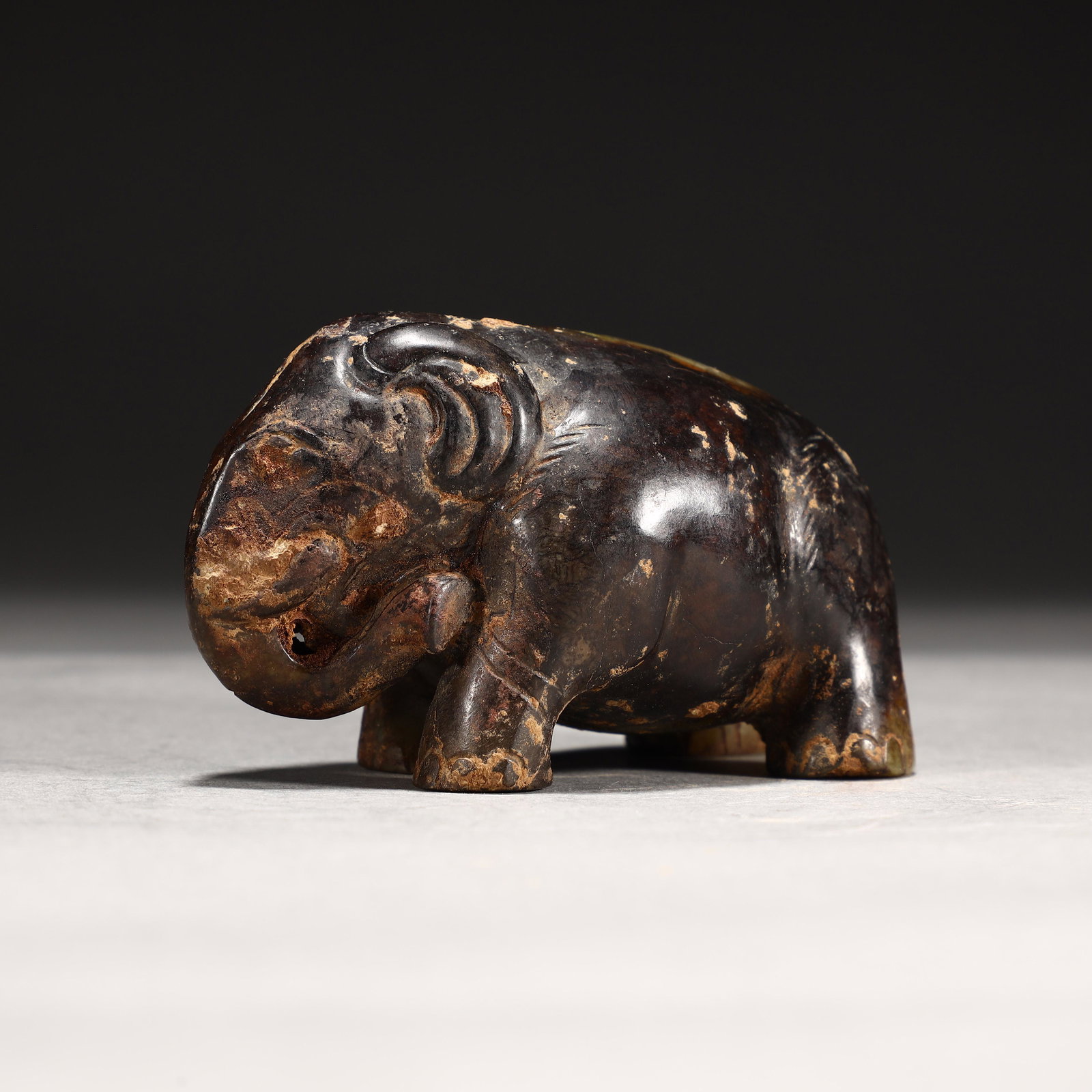 Ancient jade elephant (1 of 5)