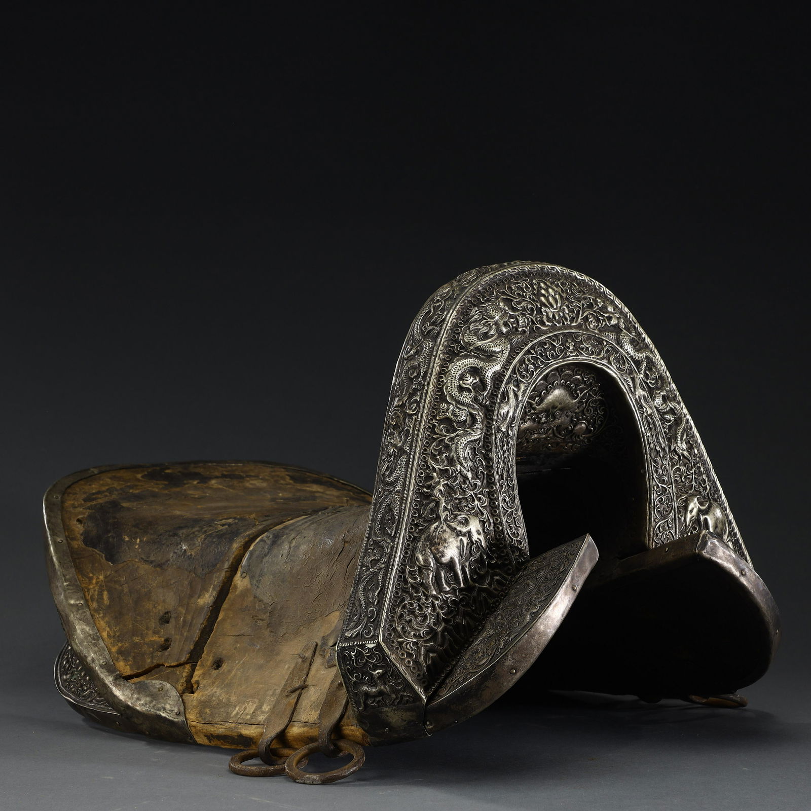 Ancient bronze and silver saddles (1 of 8)