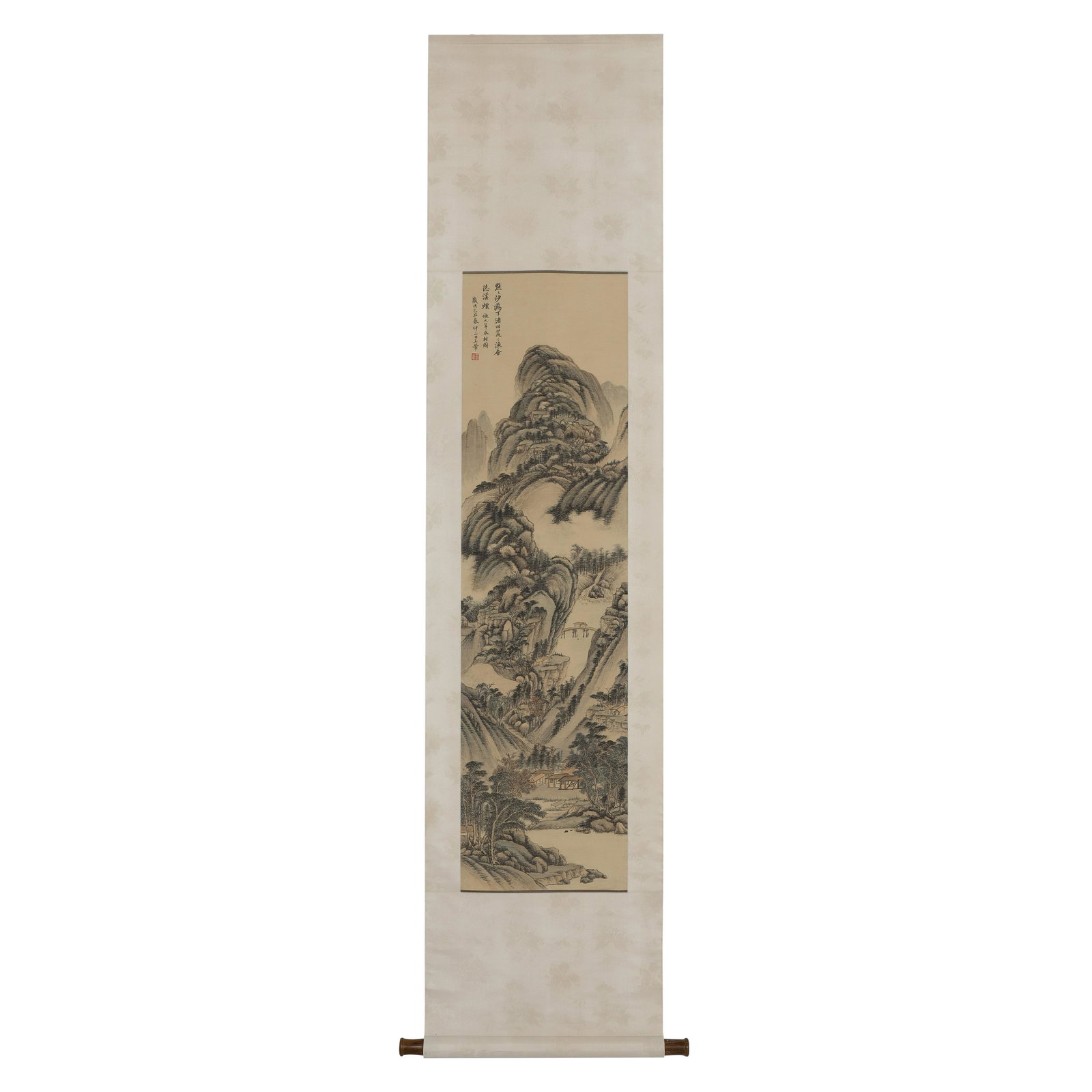 Wang Hui Shan shui: Length:123cm Width:44cm