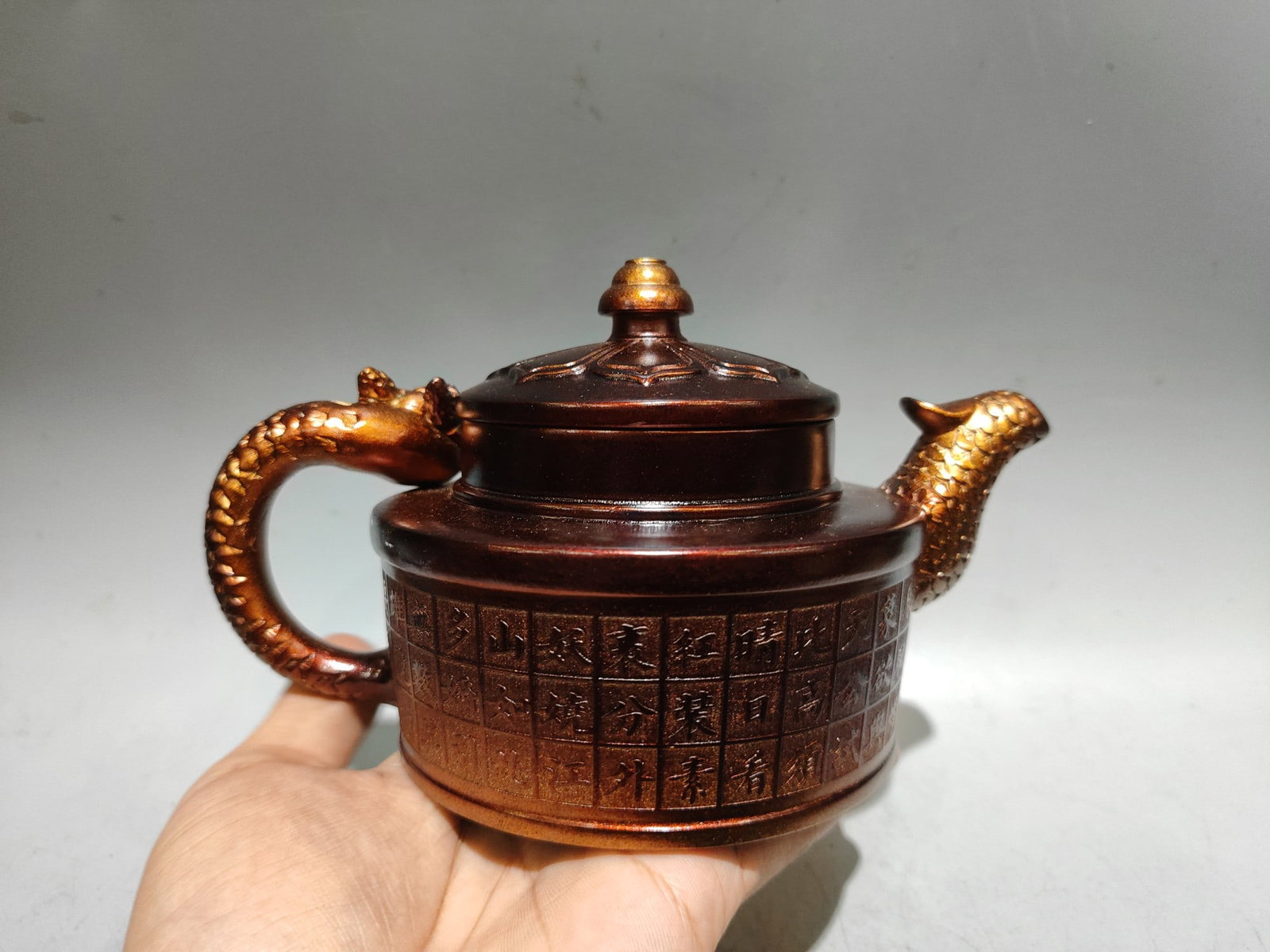 Shell-shaped Dragon Pot - 4