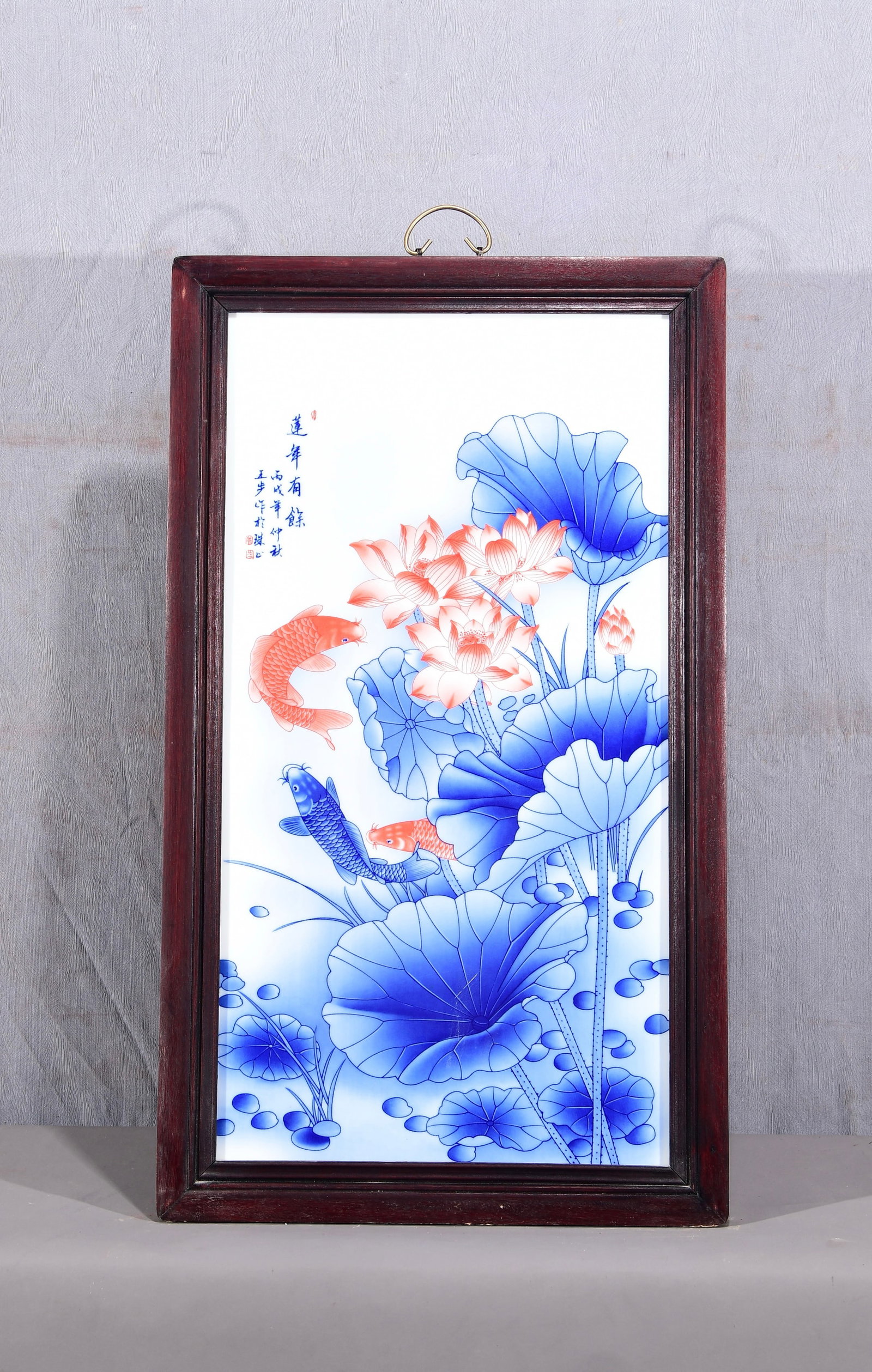 Appreciation of the works of Wang Bu, the "King of Blue and White Porcelain"! A vertical hanging (1 of 9)