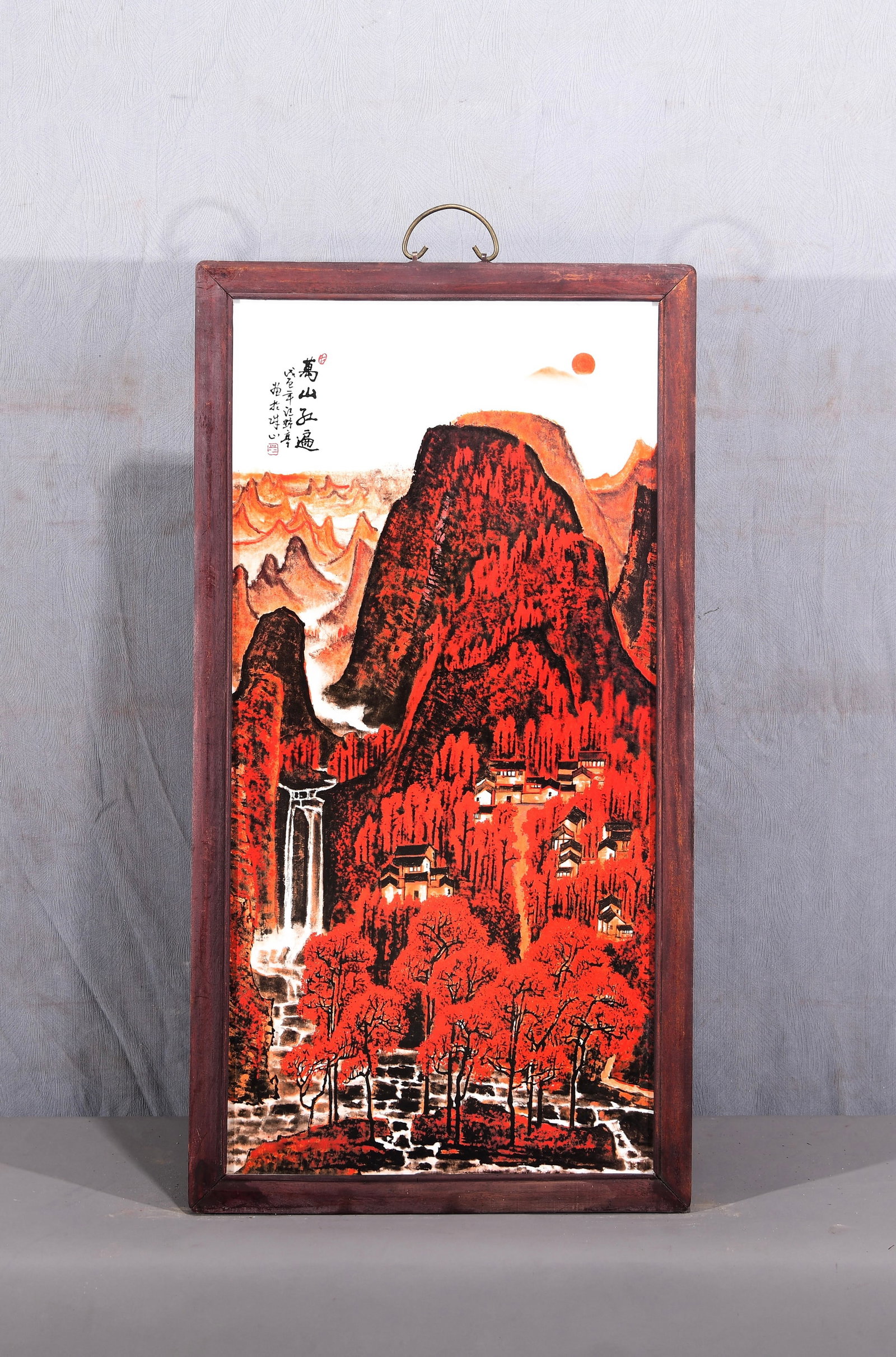 Appreciation of the works of Wang Yeting, one of the Eight Friends of Zhushan! A redwood and famille (1 of 8)