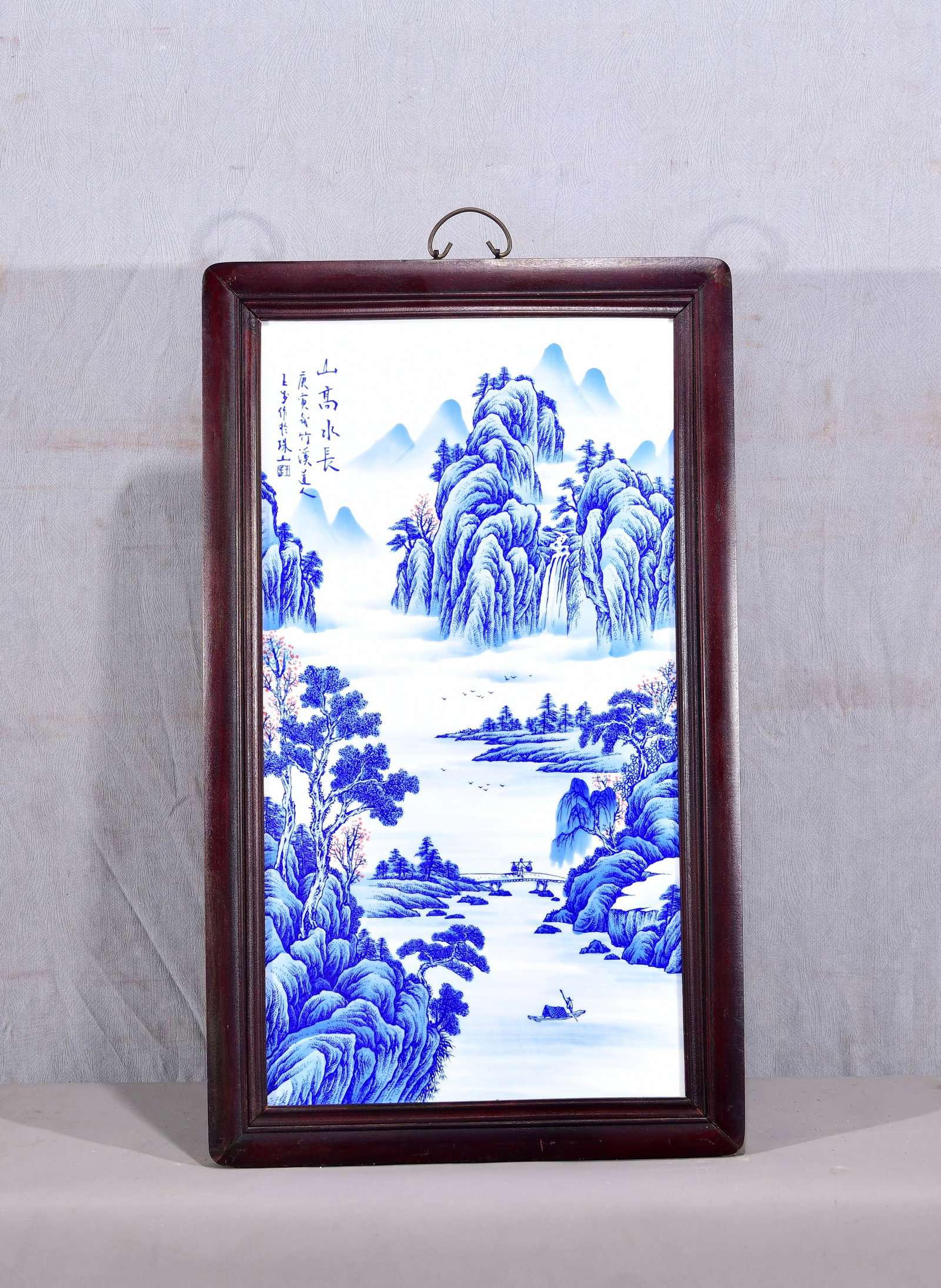 Appreciation of the works of Wang Bu, the "King of Blue and White Porcelain"! A vertical hanging (1 of 10)