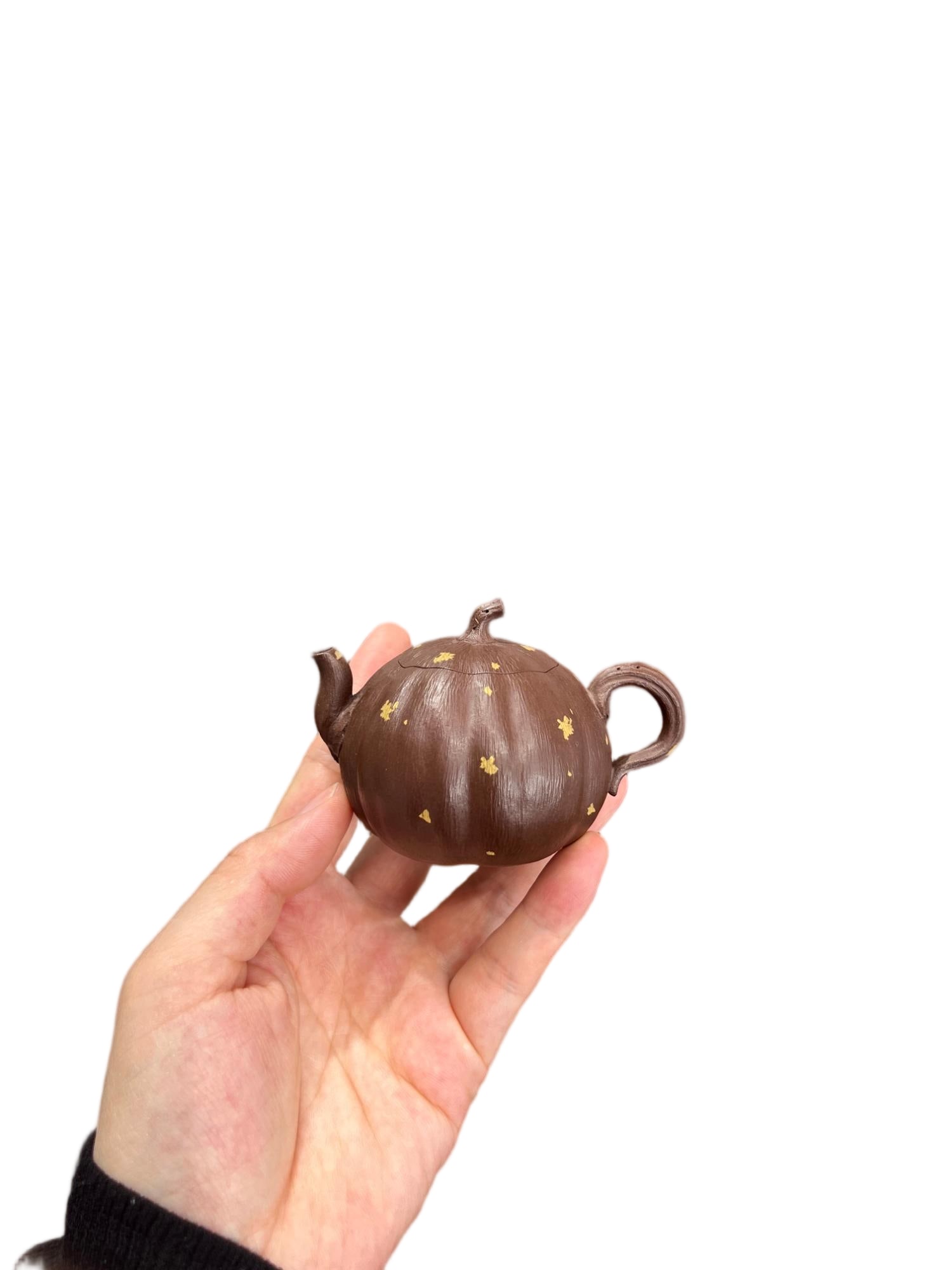 Mini Pumpkin X Light Embryo: Mini Pumpkin X Light Embryo 100cc Premium Cultural Revolution Old Purple Mugu Moisturizing Mugu Classic Texture Details Delicate Lines Elastic Lines Tightly Seam Cap for Smooth Water Flow and Better H