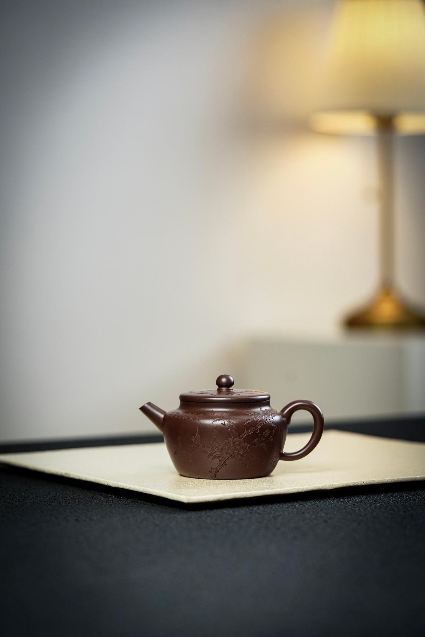 Zangyuan X Fuyao X Small Boutique: Zangyuan X Fuyao X Small Boutique 150cc Original Ore Top Grade Old Purple Material, with a lustrous and classic texture, full lines, exquisite details, and a fresh and elegant begonia charm. It's a pi