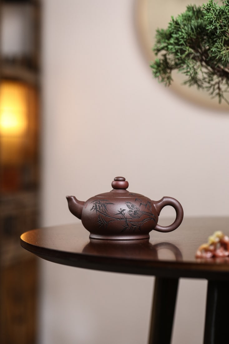 Recommended teapot!! "Good Fortune Comes": Beautiful Teapot Recommendation!! "Good Fortune Comes" Decorated by National-Level Arts and Crafts Master Bao Yuhua; Li Wei (Jiangsu Provincial Ceramic Art Master, Senior Professional Title, Professor