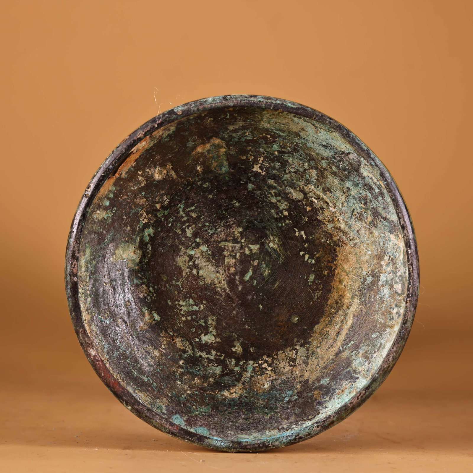 Rare bronze vases and drums inlaid with gold - 9