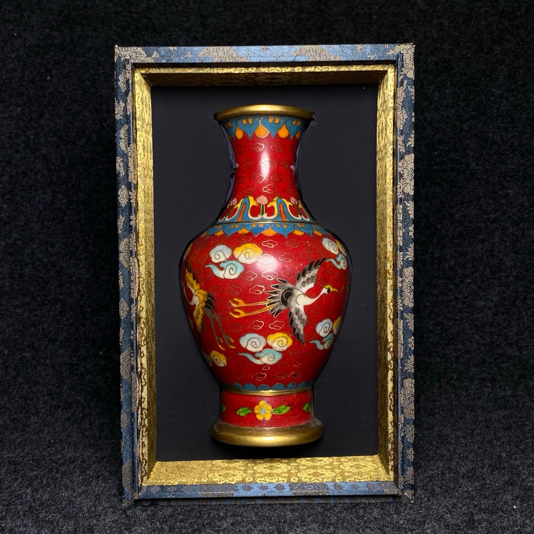 This collection includes a set of exquisite imperial court artifacts, featuring a cloisonne enamel (1 of 9)