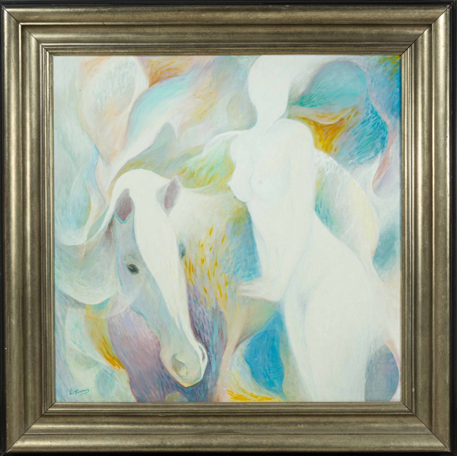 Holy: Oil on canvas:91 x 91 cm Framed:119 x 119 cm