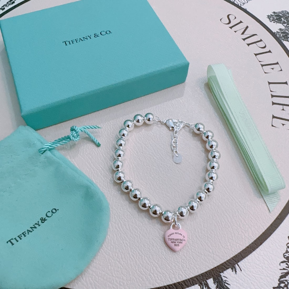 TIFFNY&CO bracelet: TIFFNY&CO. Exquisite silver bracelet, celebrity style, retro trendy fashion, suitable for both men and women, couple style, rock punk silver style, trendy and versatile (8m adjustable). We offer FREE 