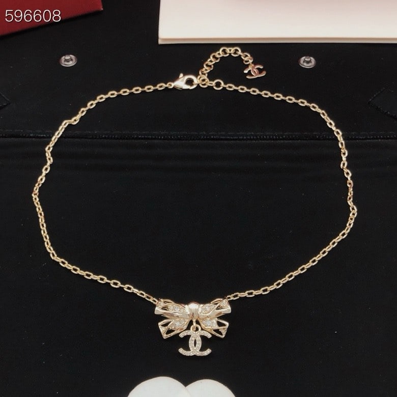 Chanel necklace: bow necklace We offer FREE SHIPPING for both domestic and international clients.We accept wire transfer and card payment, for the convenience of international clients' payments, we have local bank acc