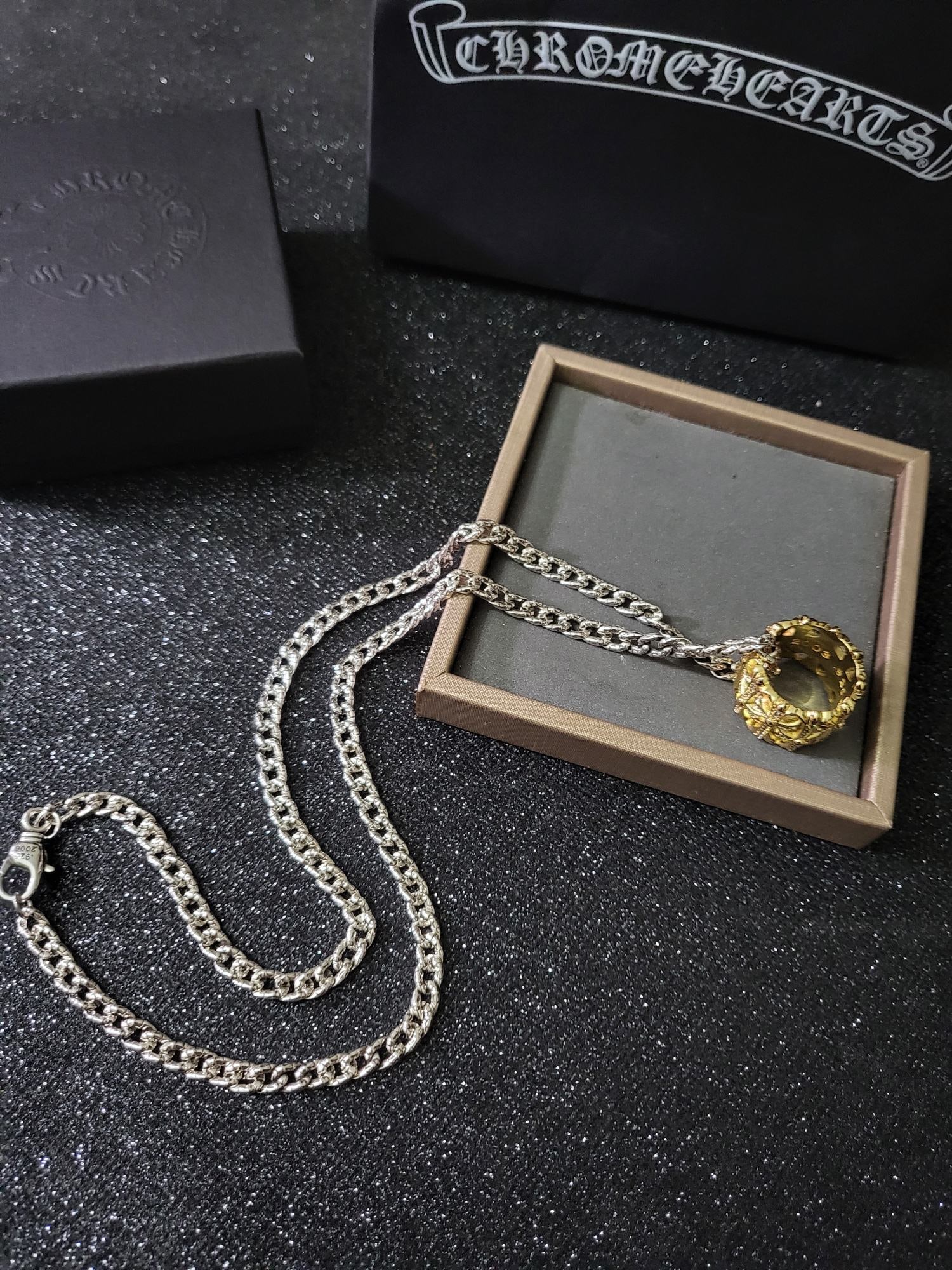 Chrome Hearts necklace: Unisex Chrome Hearts necklace We offer FREE SHIPPING for both domestic and international clients.We accept wire transfer and card payment, for the convenience of international clients' payments, we ha