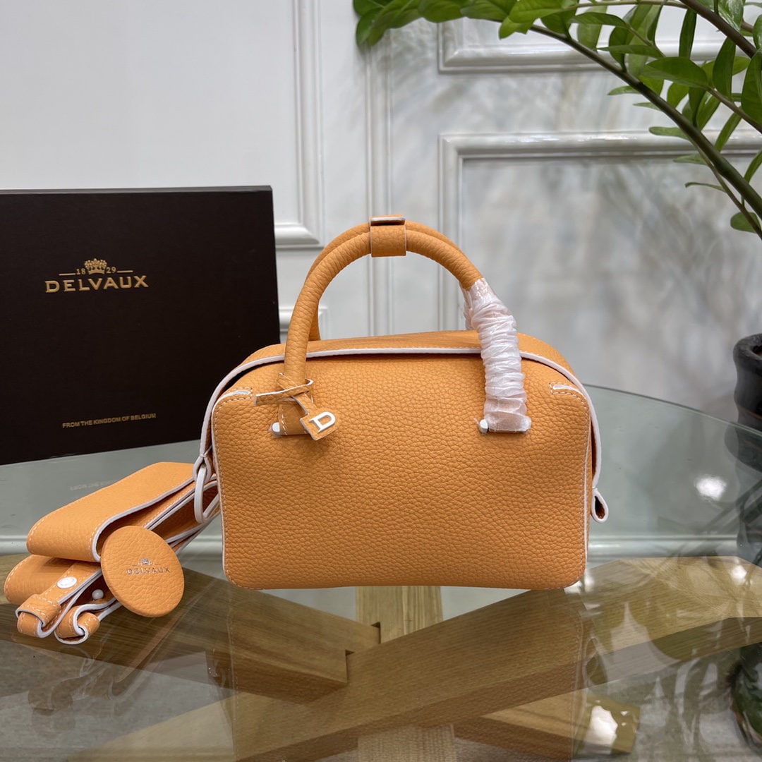Delvaux: The Cool Box is youthful and modern, a trendsetter of the times. Its casual, lightweight, and comfortable design embodies a unique spirit, combining aesthetics and practicality. The Cool Box Mini is p