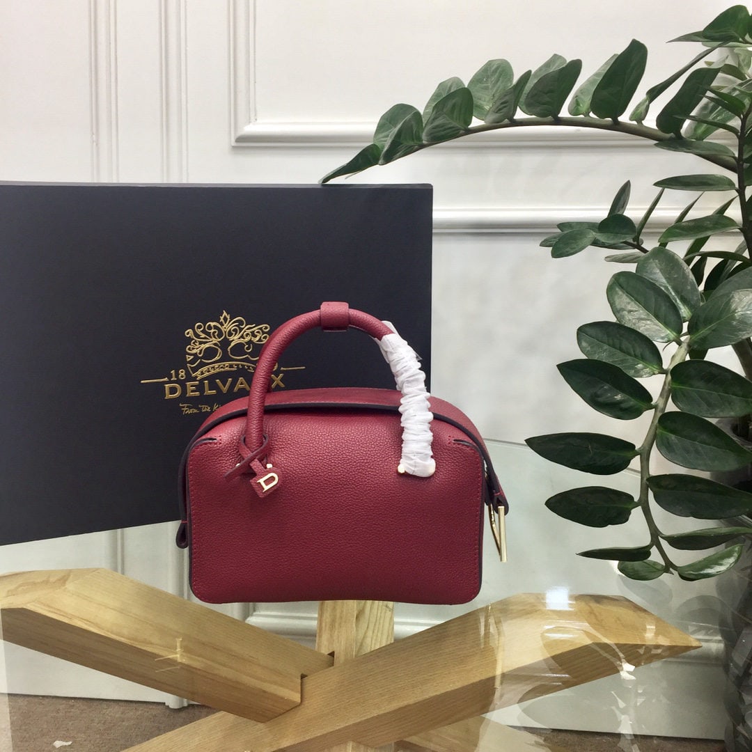 Delvaux: The coral red mini Cool Box is youthful and modern, a trendsetter. Its casual, lightweight, and comfortable design embodies a unique spirit, combining beauty and practicality. The Cool Box Mini is per