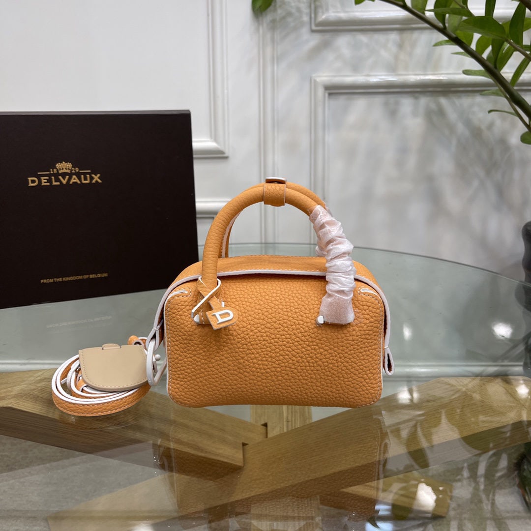 Delvaux: Delvaux Coolbox nano, the most popular nano size this year, is small and cute, and can hold a Max phone and cardholder. Dimensions: 16.5 x 7.5 x 11 cm. We offer FREE SHIPPING for both domestic and int