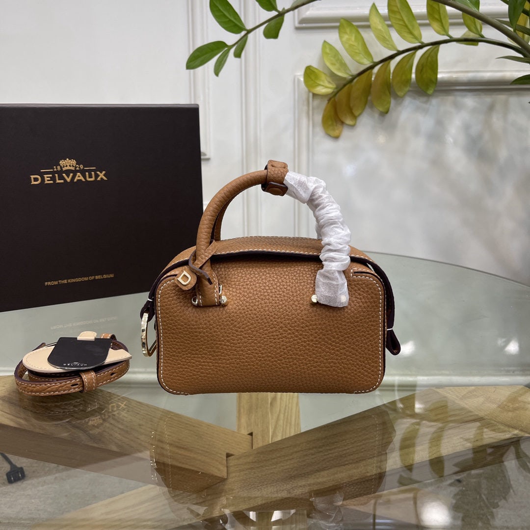 Delvaux: Delvaux Coolbox nano, the most popular nano size this year, is small and cute, and can hold a Max phone and cardholder. Dimensions: 16.5 x 7.5 x 11 cm. We offer FREE SHIPPING for both domestic and int