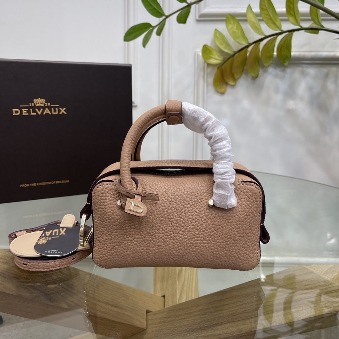 Delvaux: Delvaux Coolbox nano, the most popular nano size this year, is small and cute, and can hold a Max phone and cardholder. Dimensions: 16.5 x 7.5 x 11 cm. We offer FREE SHIPPING for both domestic and int