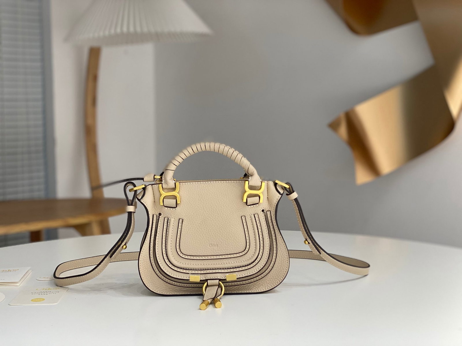 Chloe x Marcie: The Chloe x Marcie off white classic style bag is very practical and spacious, perfect for working women. It can easily hold a laptop, documents, iPad, daily makeup and cosmetics, a small umbrella, a