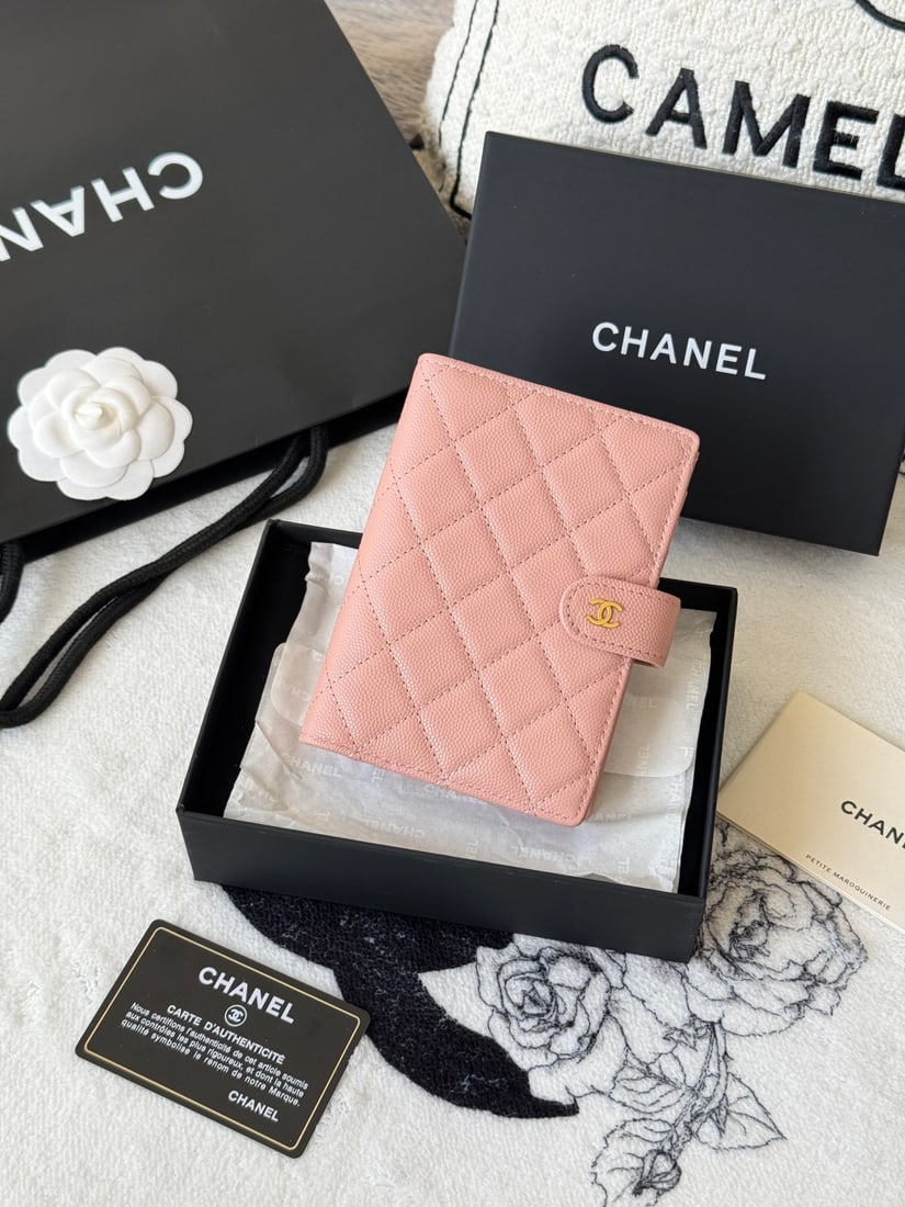 CHANEL Multi functional Passport Holder: CHANEL Multi functional Passport Holder in Caviar Leather Two in One Wallet (15 x 10 x 3 cm) We offer FREE SHIPPING for both domestic and international clients.We accept wire transfer and card payment
