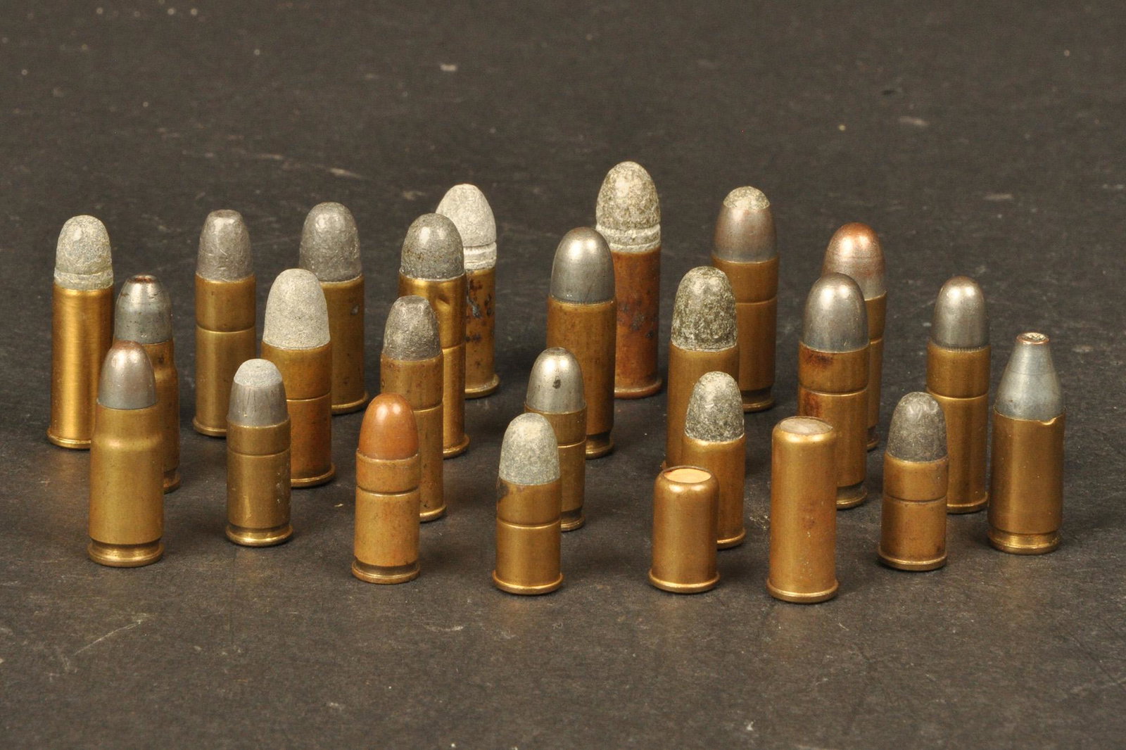 Cartridge Collection: Sold as drawer lots. This dr. # 241 consists of 25 asst. WRA CF .32 - .38 Cal.