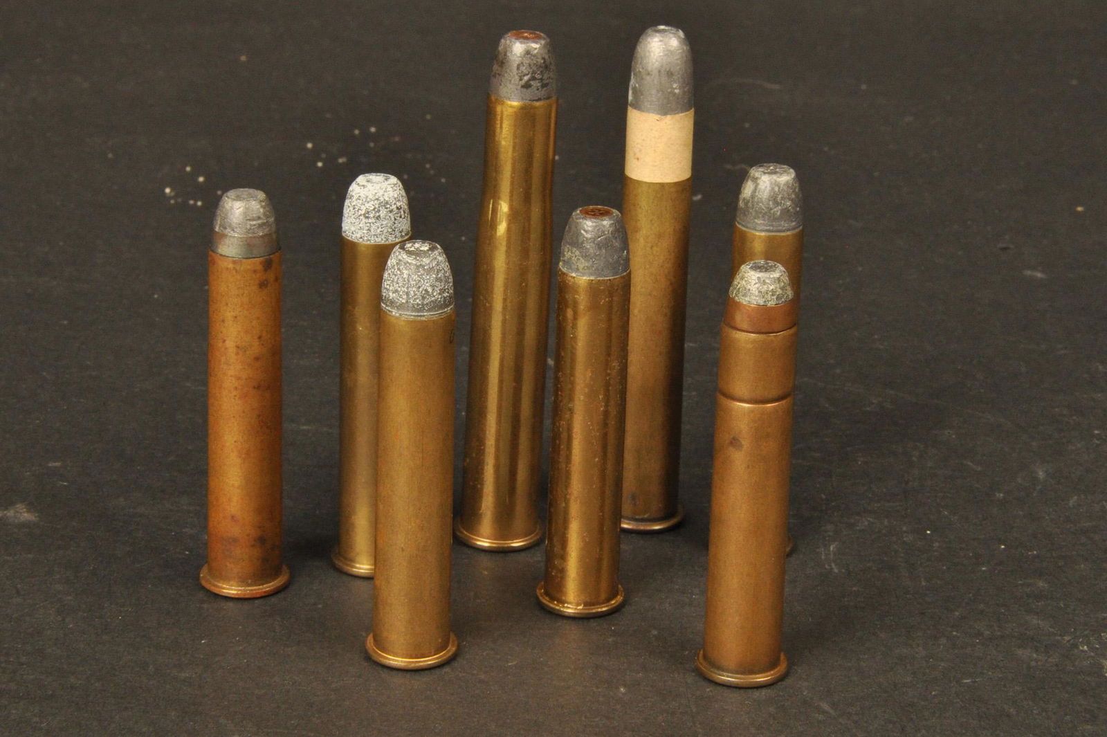 Cartridge Collection: Sold as drawer lots. This drawer # 249 consists of 8 asst. WRA incl. .45-85, .45 Express, .45-90, .45-82 cal.