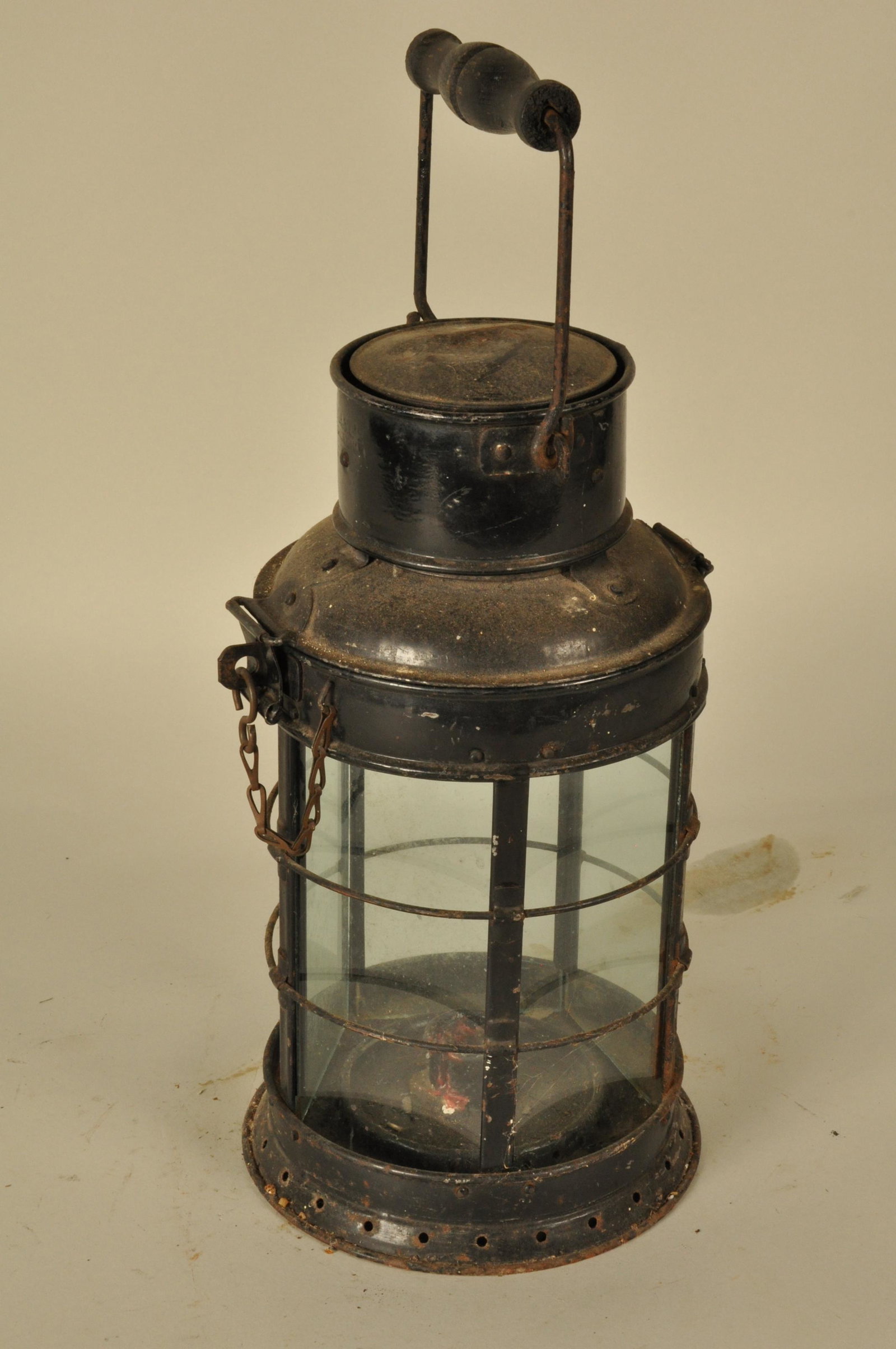 Candle Lantern: WW I Trench Lantern 14" H