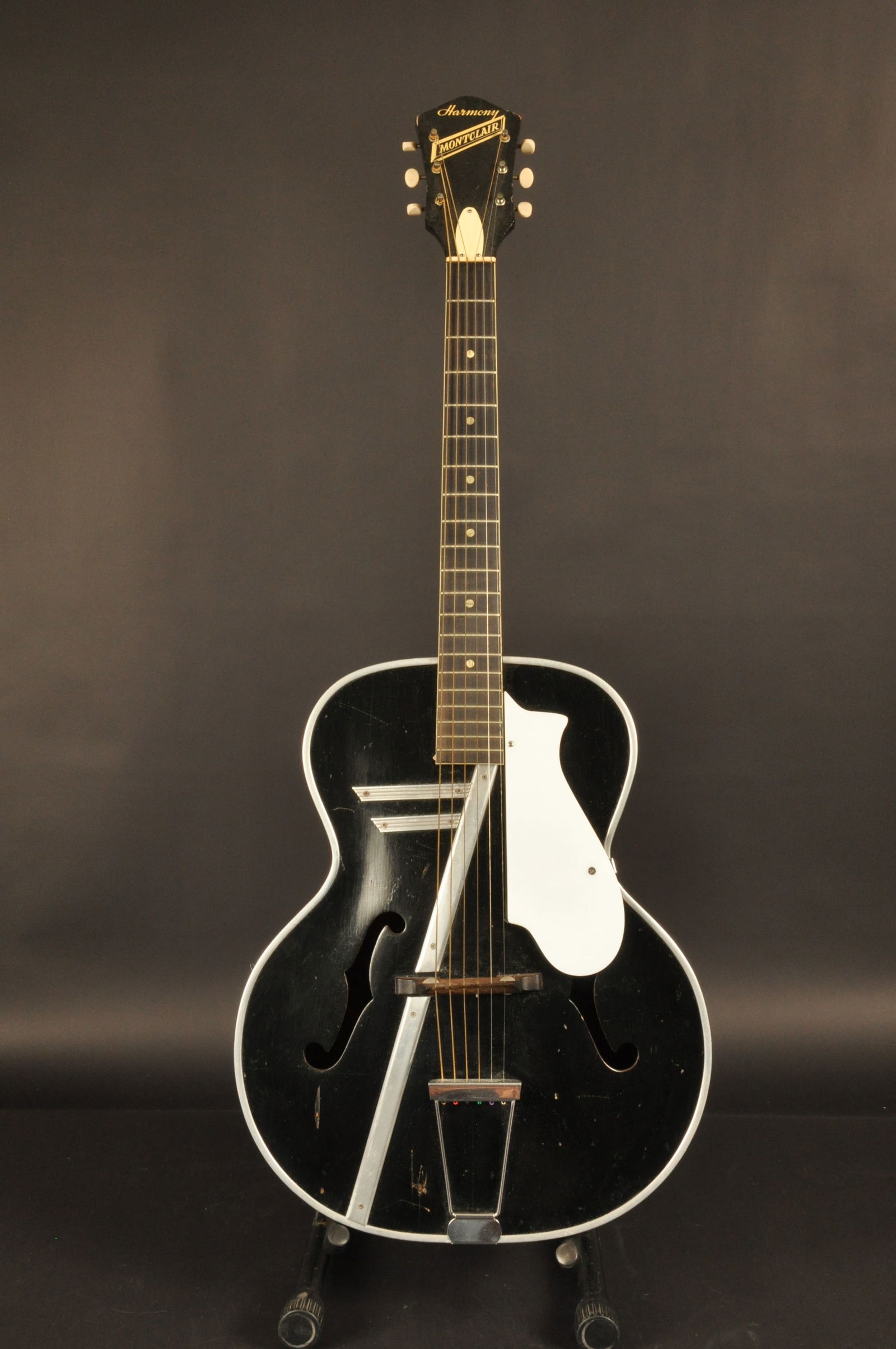 Harmony Montclair: Harmony Montclair Acoustical Arch Top Guitar 1950's Vintage Serial # 452 41.5"