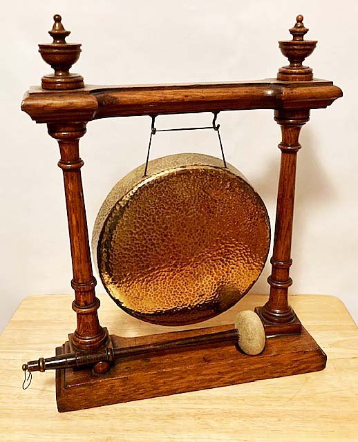 ANTIQUE BRASS GONG (1 of 7)
