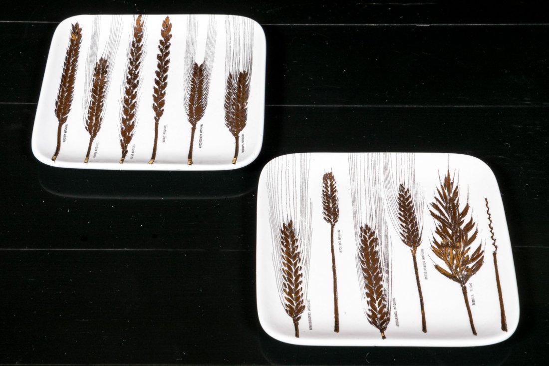 SPIKES SERIES SET OF 2 ORIGINAL PORCELAIN by Piero Fornasetti (Milan, 1913-19) (1 of 8)