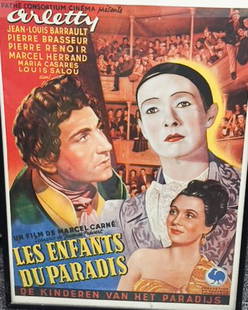 LES ENFANTS ORIGINAL POSTER MADE IN BELGIUM: LES ENFANTS ORIGINAL POSTER MADE IN BELGIUM. AN EXCELLENT POSTER
