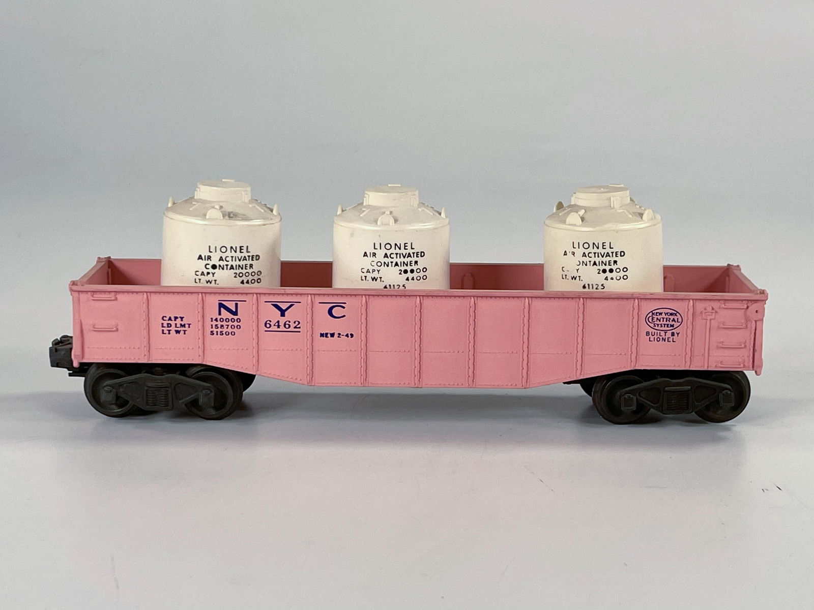 Lionel Postwar #6462 Pink Girls Set Gondola (1 of 6)