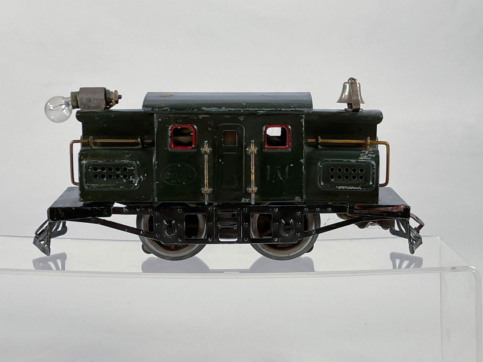 Lionel Prewar #154 Dark Green Electric (1 of 7)