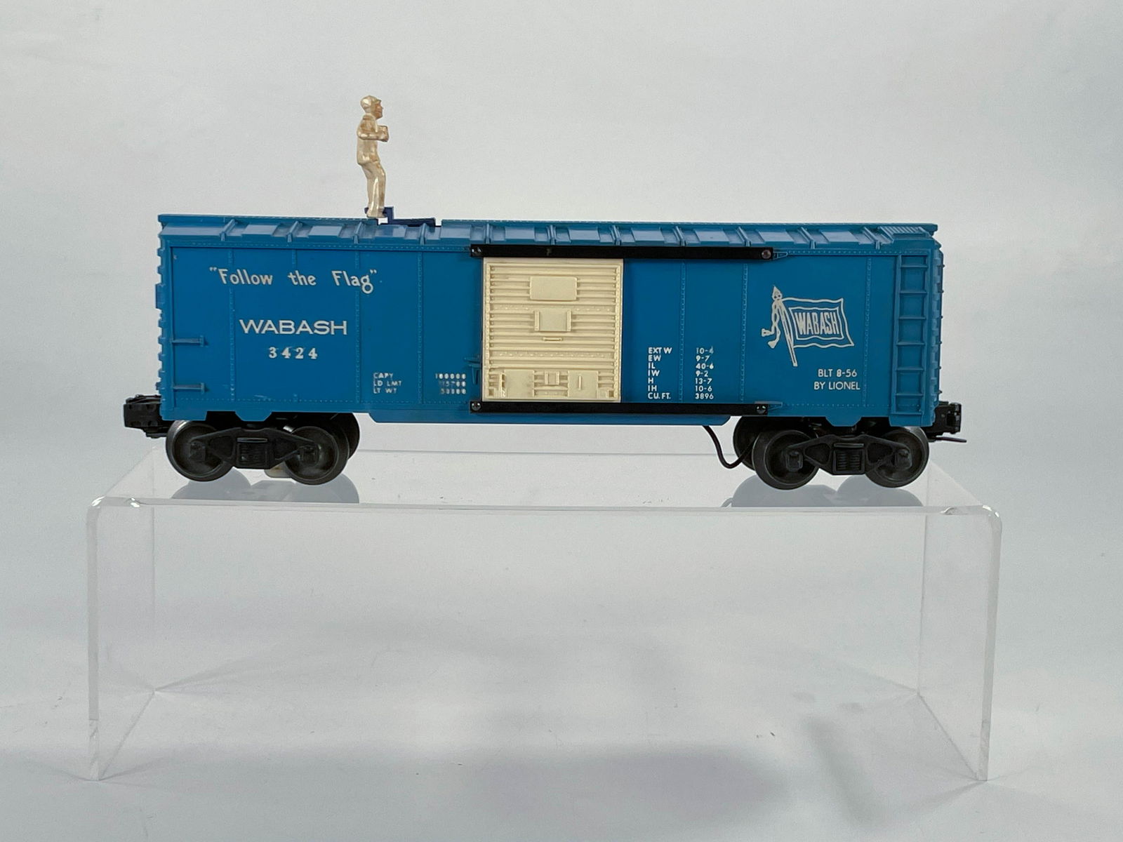 Lionel Postwar #3424 Wabash Boxcar (1 of 8)