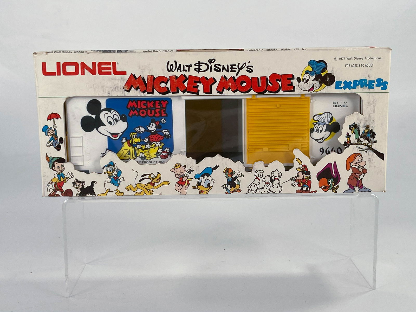 MPC Lionel #6-9660 Mickey Mouse High Cube Box Car, with (1 of 6)