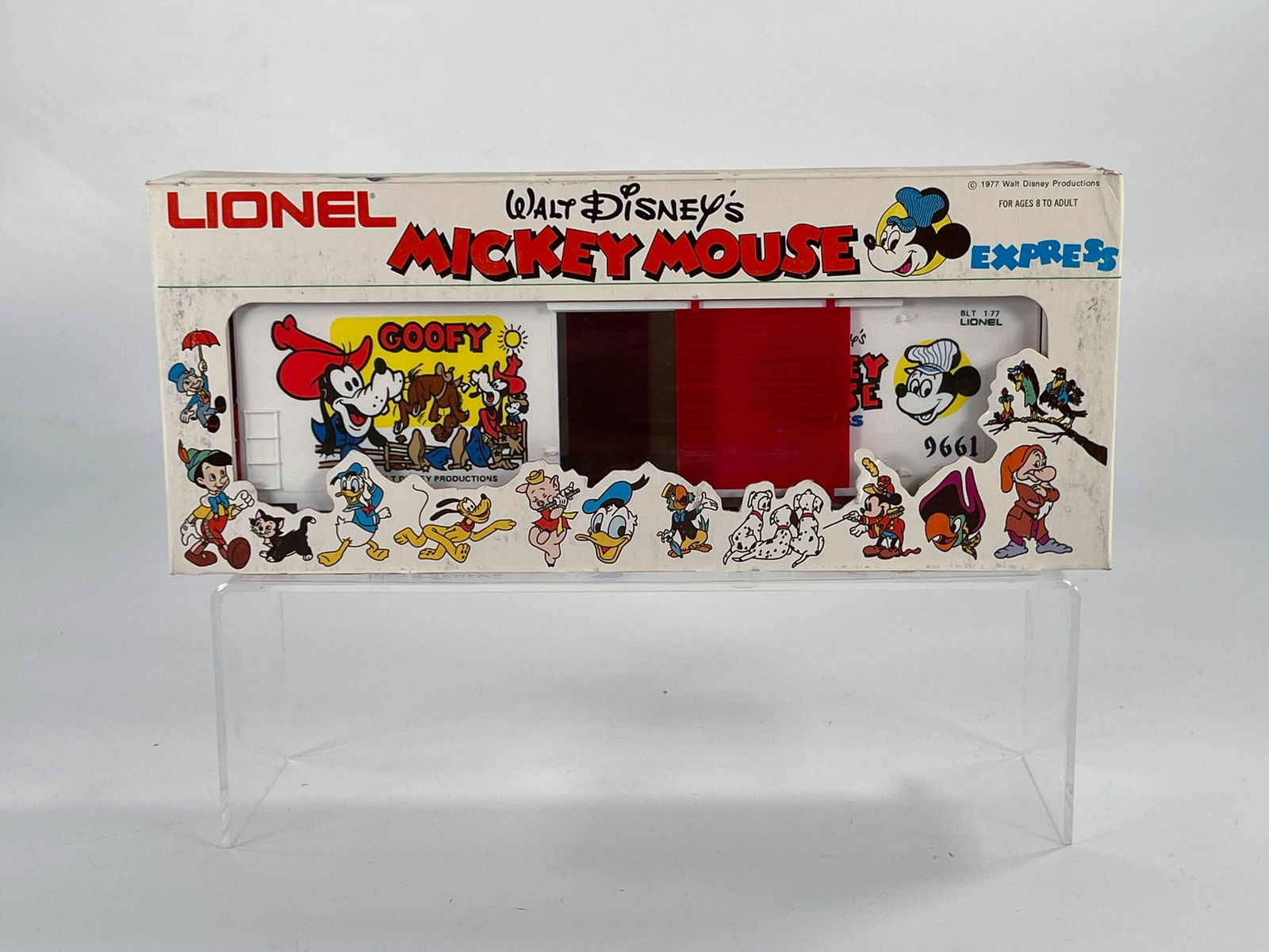 MPC Lionel #6-9661 Mickey Mouse Goofy High Cube Box (1 of 7)