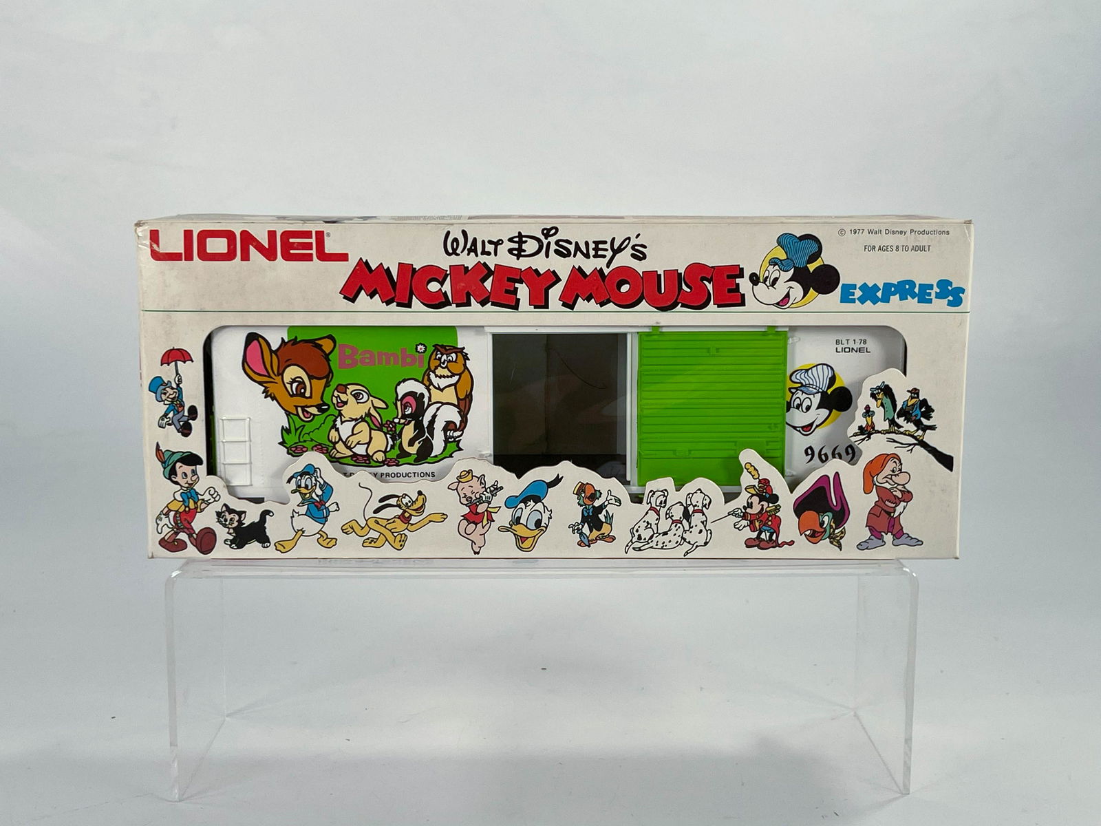 MPC Lionel #6-9669 Mickey Mouse Bambi Box Car, with (1 of 6)