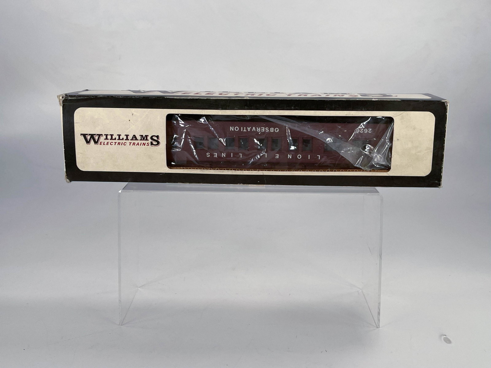 Williams #1400 Observation Car Kit, with Original Box: Williams #1400 Observation Car Kit, with Original Box, in C8.