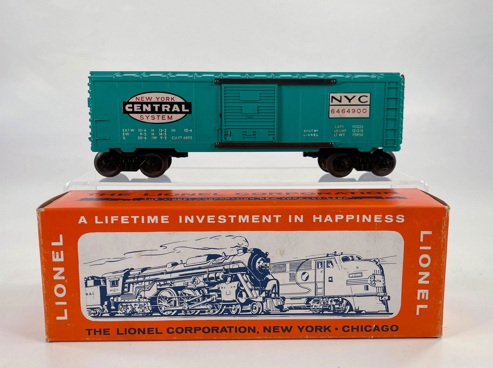 Lionel #6464-900 New York Central Box Car, with (1 of 10)