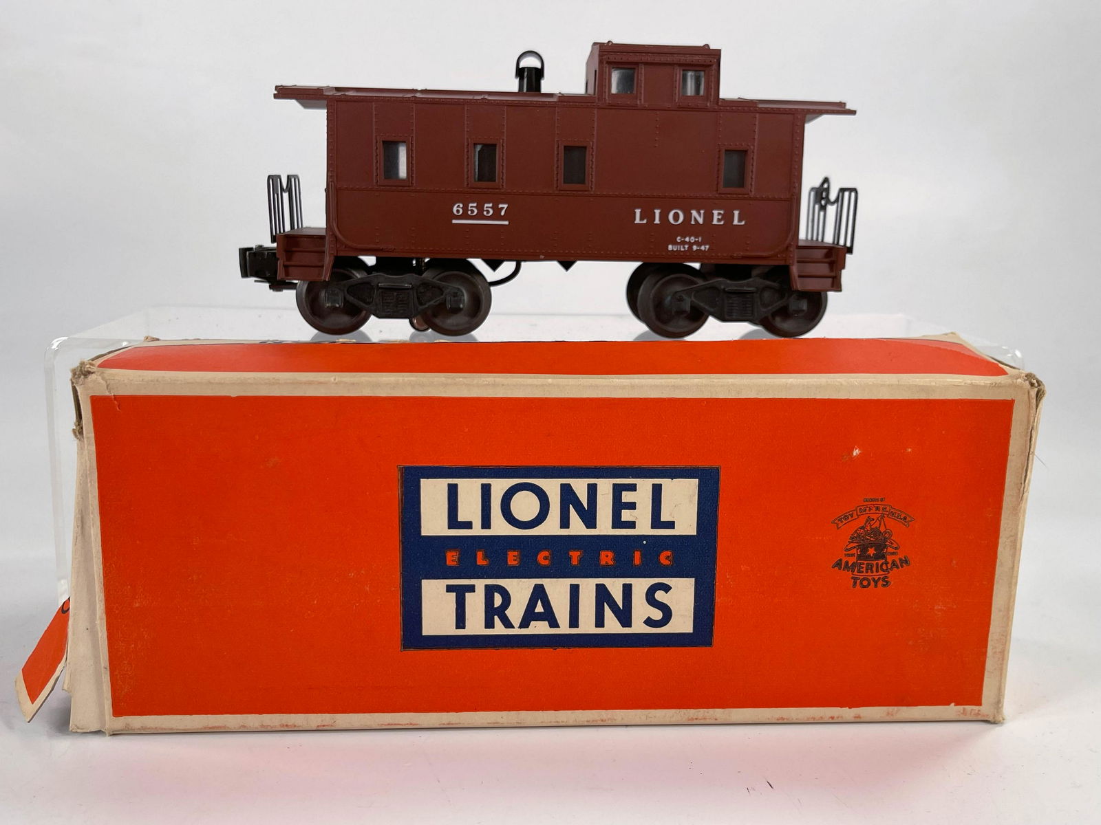Lionel #6557 Illuminated Smoke Caboose, with Original (1 of 13)
