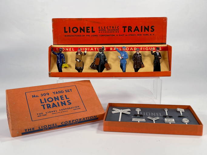Lionel 550 Miniature Railroad Figures, With Original