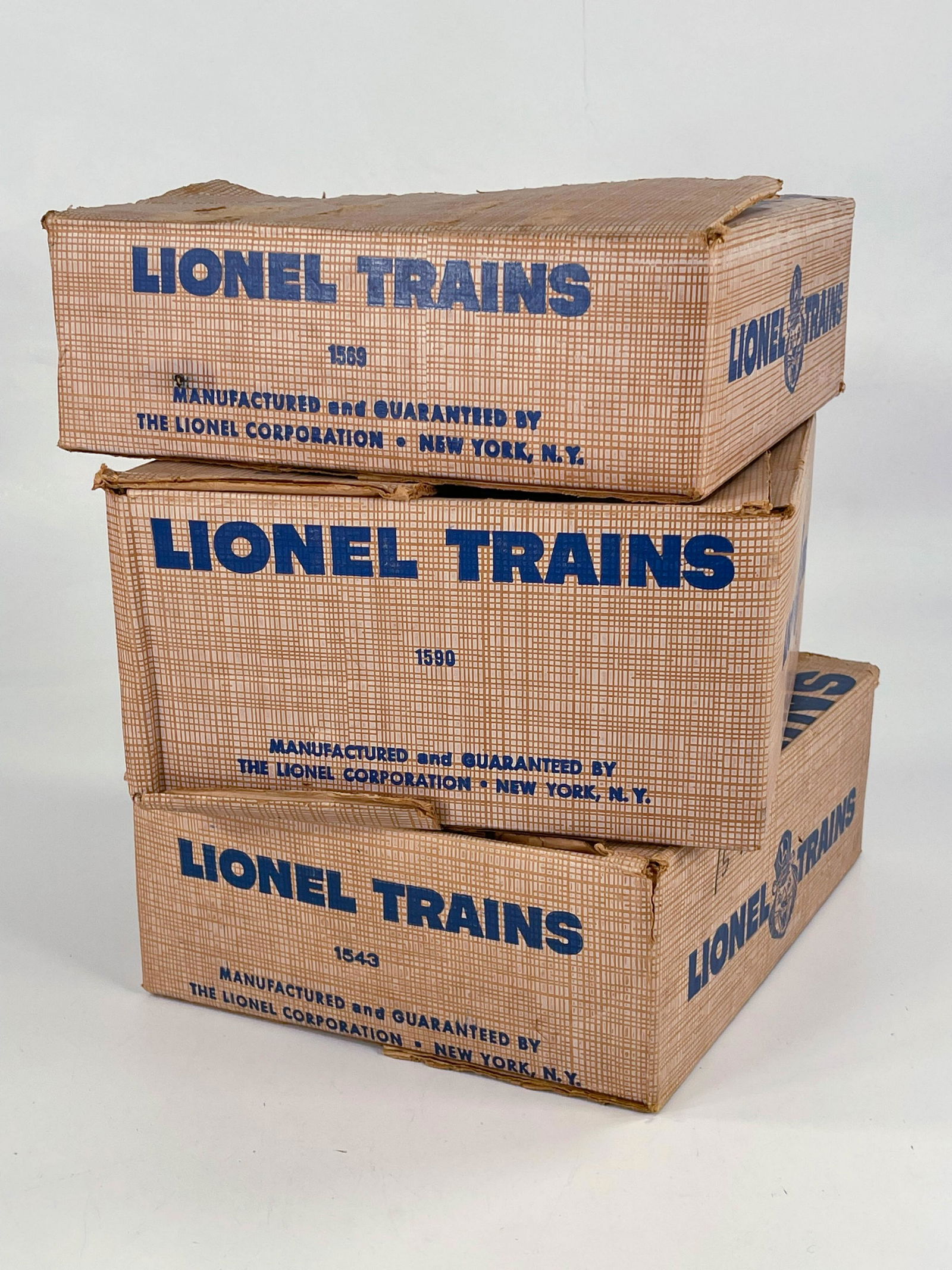 Lionel Postwar Set Boxes Only #1590, #1569 and #1543, (1 of 11)