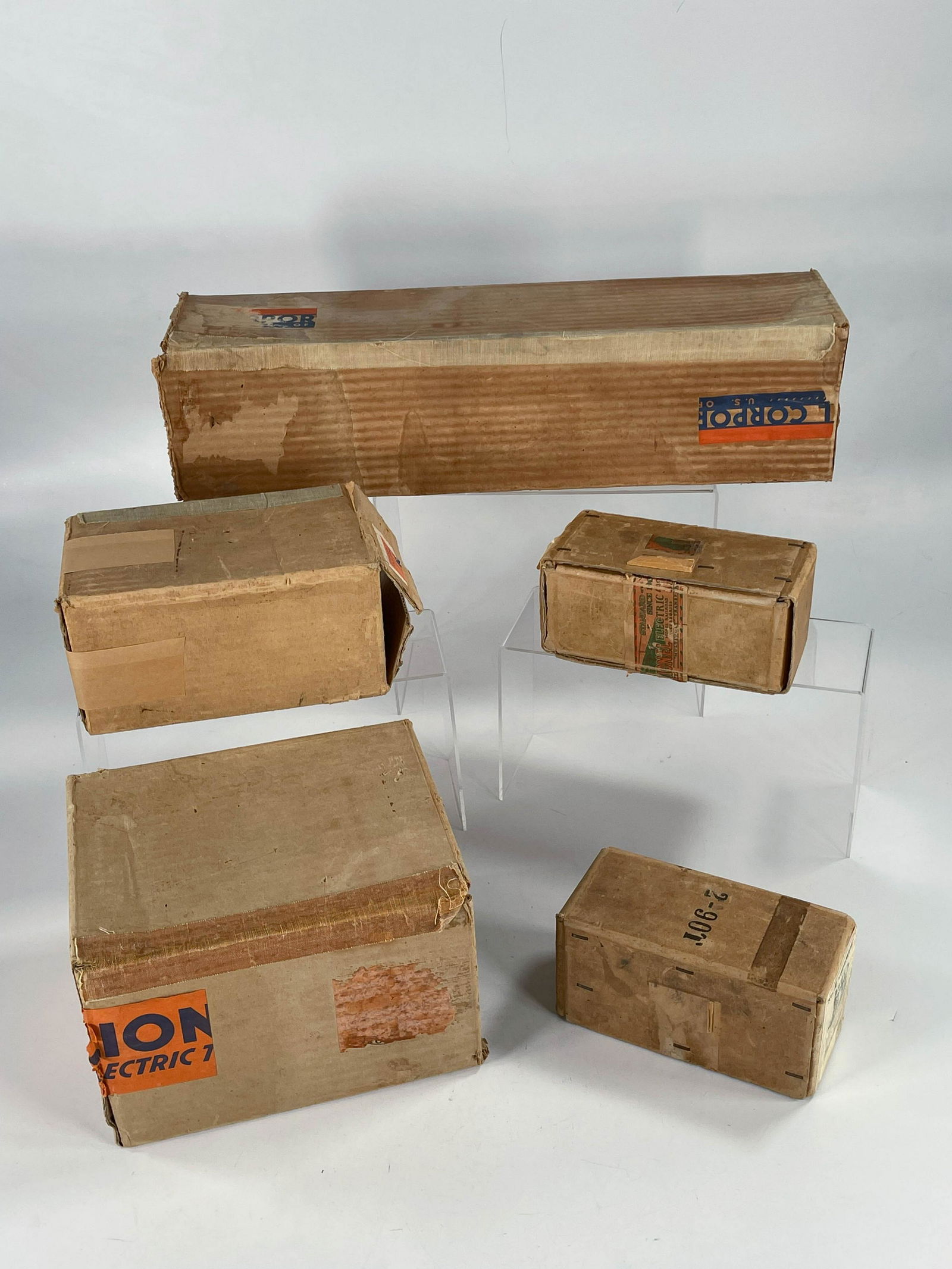 Lionel Prewar original boxes only for #127 Station, (1 of 12)