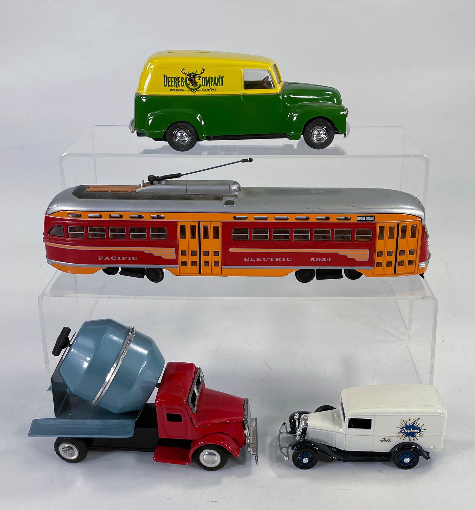 Misc. Toy Group consisting of a friction bus, mixer and (1 of 10)