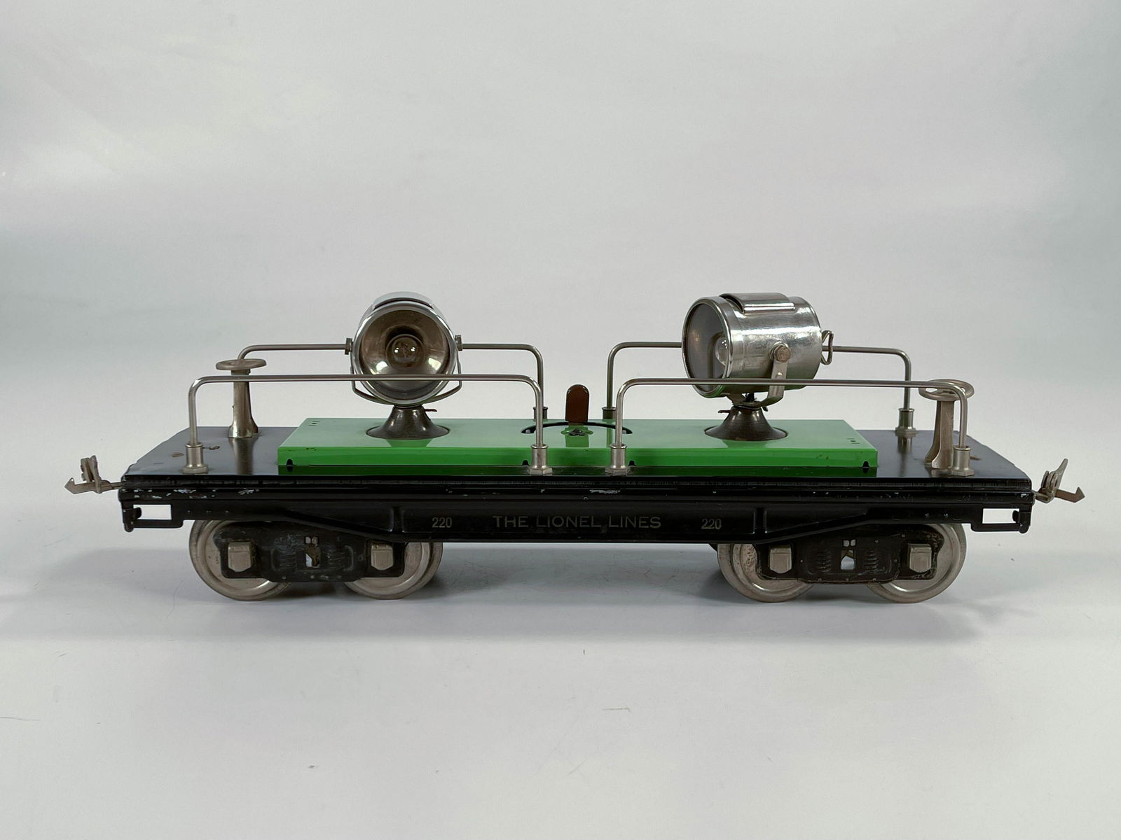 Lionel Prewar #220 Floodlight Car all- nickel with (1 of 6)
