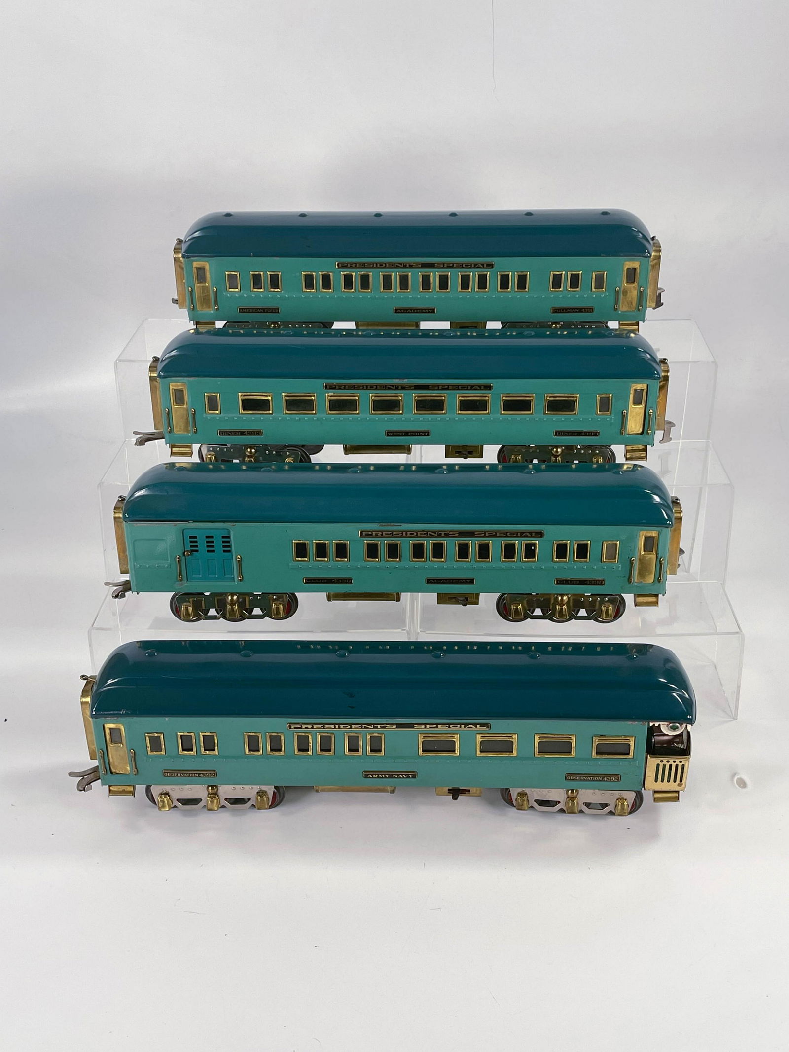 American Flyer Prewar President's Special #4391, #4393, (1 of 12)