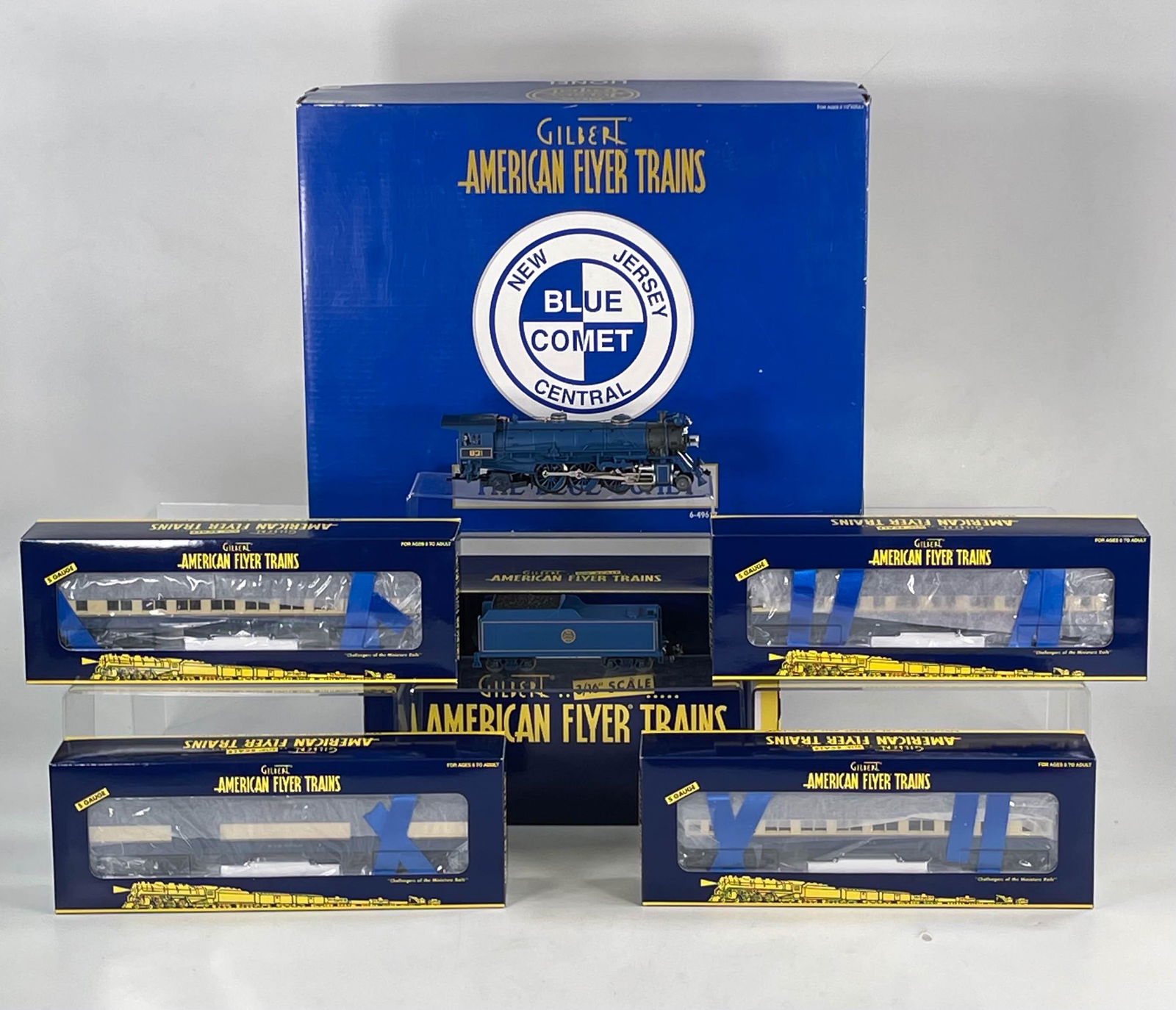American Flyer S Gauge by Lionel Blue Comet Train Set (1 of 16)